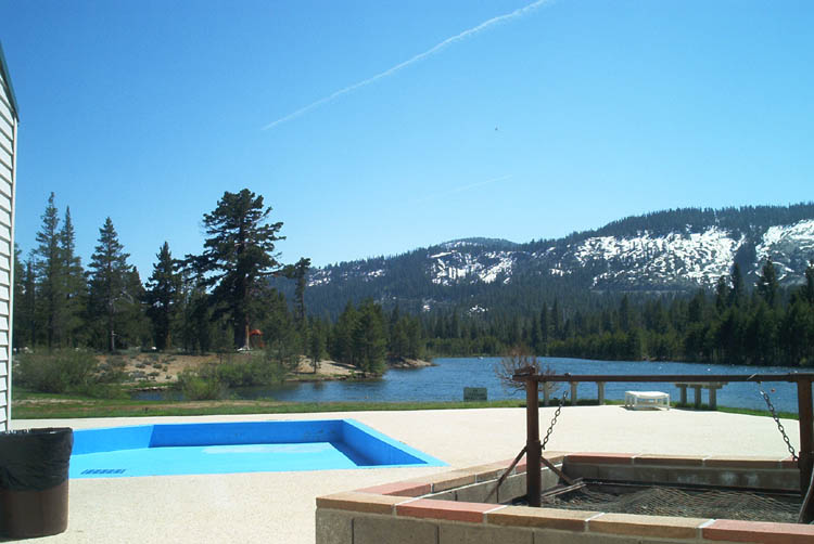Lake Baron from the Tahoe Paradise Resort Clubhouse
