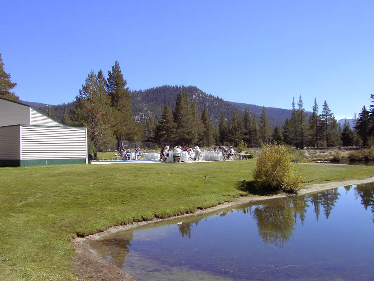 Wedding Reception at the Tahoe Paradise Resort clubhouse