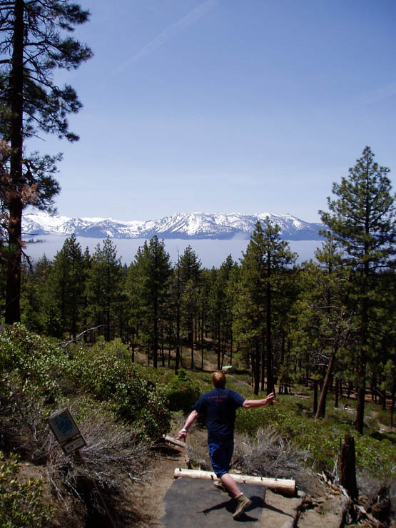 Zephyr Cove Disc above Lake Tahoe