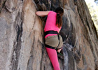 Smoke Rock climbing