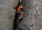 Space Domes rock climbing