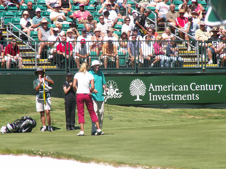 Kevin Nealon and Amy Van Dyken