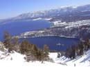 Backcountry skiing on Jakes Peak