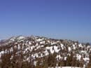 Backcountry skiing on Jakes Peak