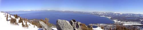 Lake Tahoe Panorama from Jakes Peak