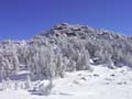 Looking at the top of Monument Peak as we are leaving Heavenly