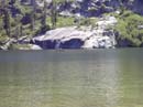 Angora Lakes cliff