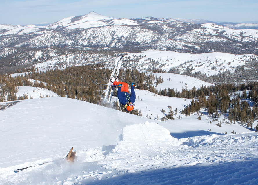 skier flipping