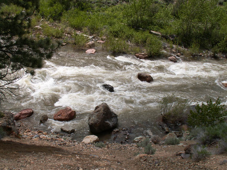 Snaggletooth Rapids from above