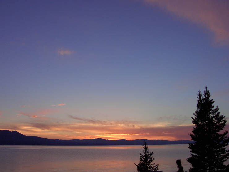 Edgewood-Tahoe sunset