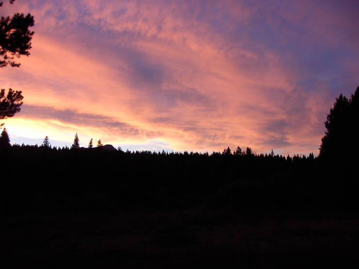 Tahoe Paradise Park sunset