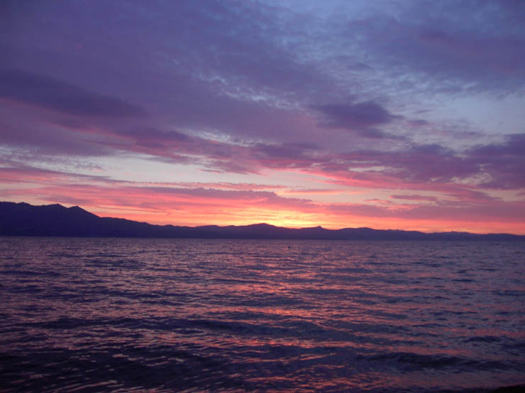 Edgewood-Tahoe sunset