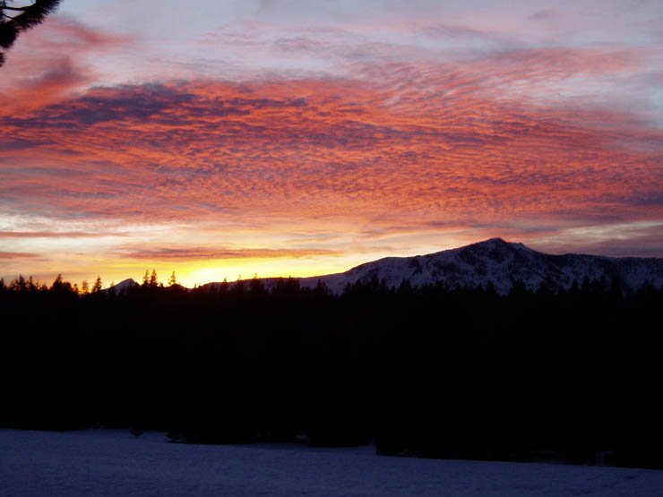 Sunset over Mt. Tallac
