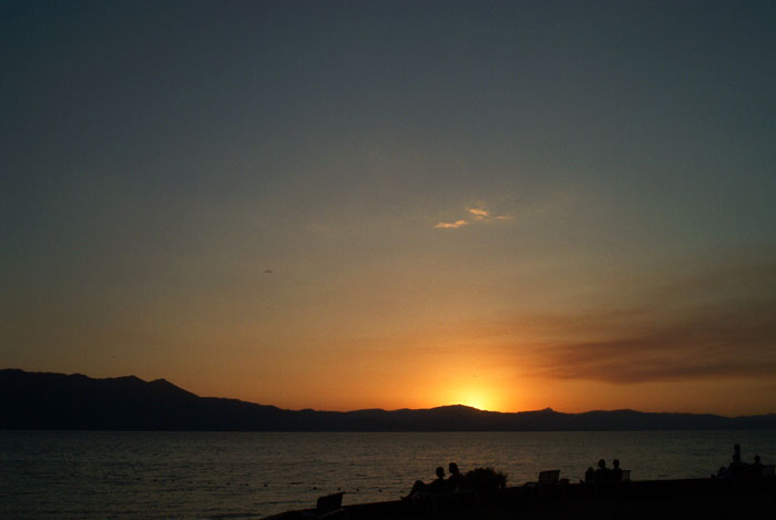 Sunset from Lakeside Beach