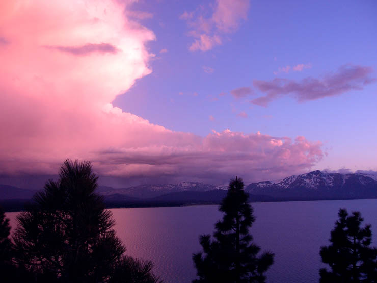 Thunderstorm at Sunset