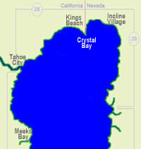 North Lake Tahoe Map
